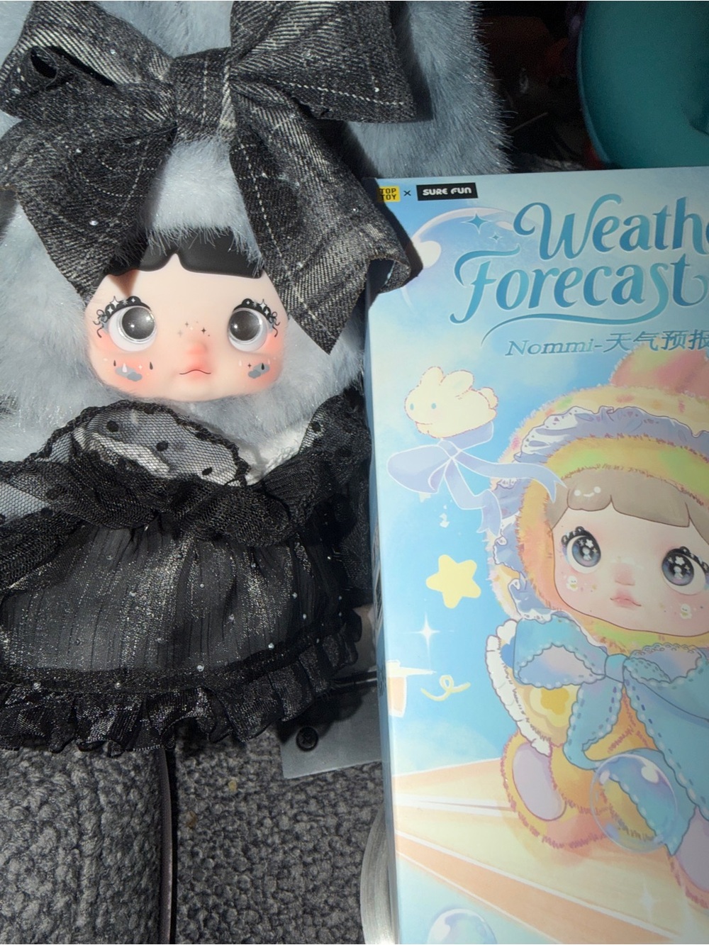 Nommi Weather Forecast Plush Dolls Blind Box Series: Darkness (Confirmed Style)